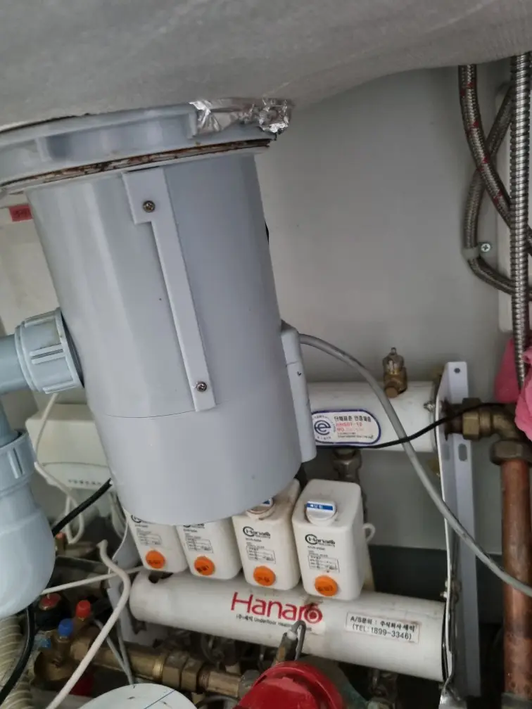 싱크대 배수구 교환 2